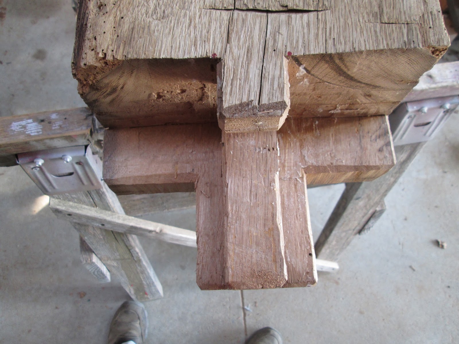 Bridges To The Future Mortise and tenon table base