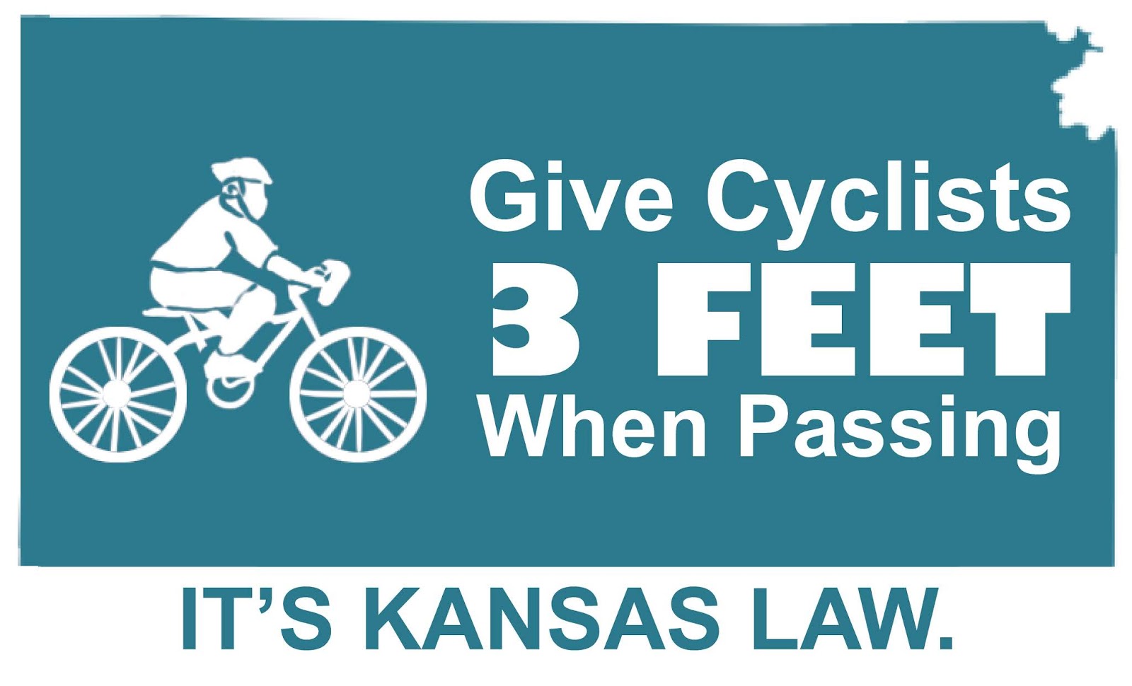 Kansas Transportation Share the road May is Bicycle and Motorcycle