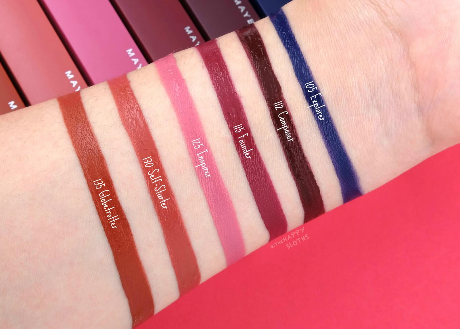 Maybelline | SuperStay Matte Ink City Edition: Review and Swatches