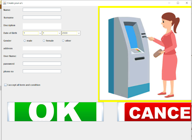 Banking System Project in Java Source Code: