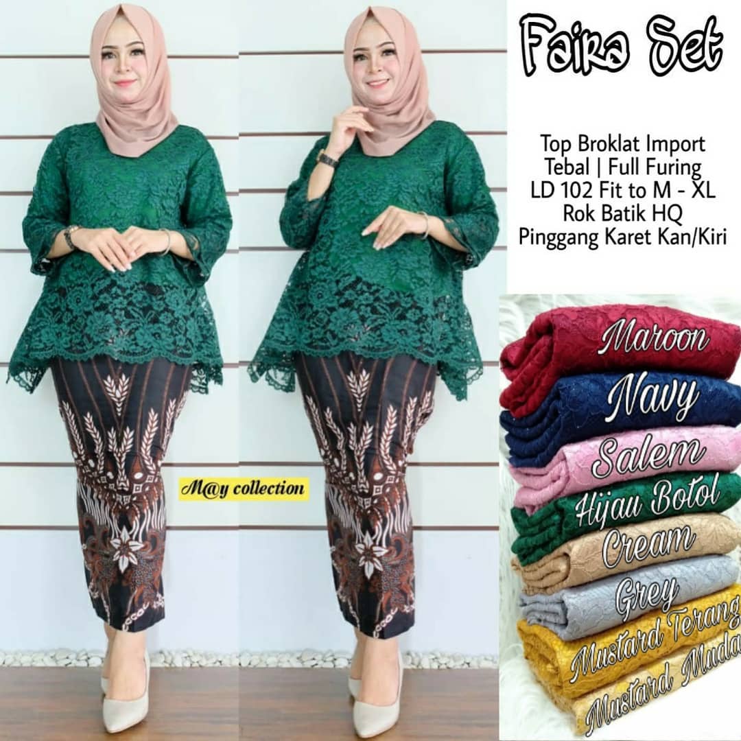 Model Kebaya Brokat Modern Terbaru 2020 Model Baju Terbaru