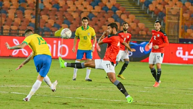 تقرير مباراة مصر والبرازيل طوكيو 2020