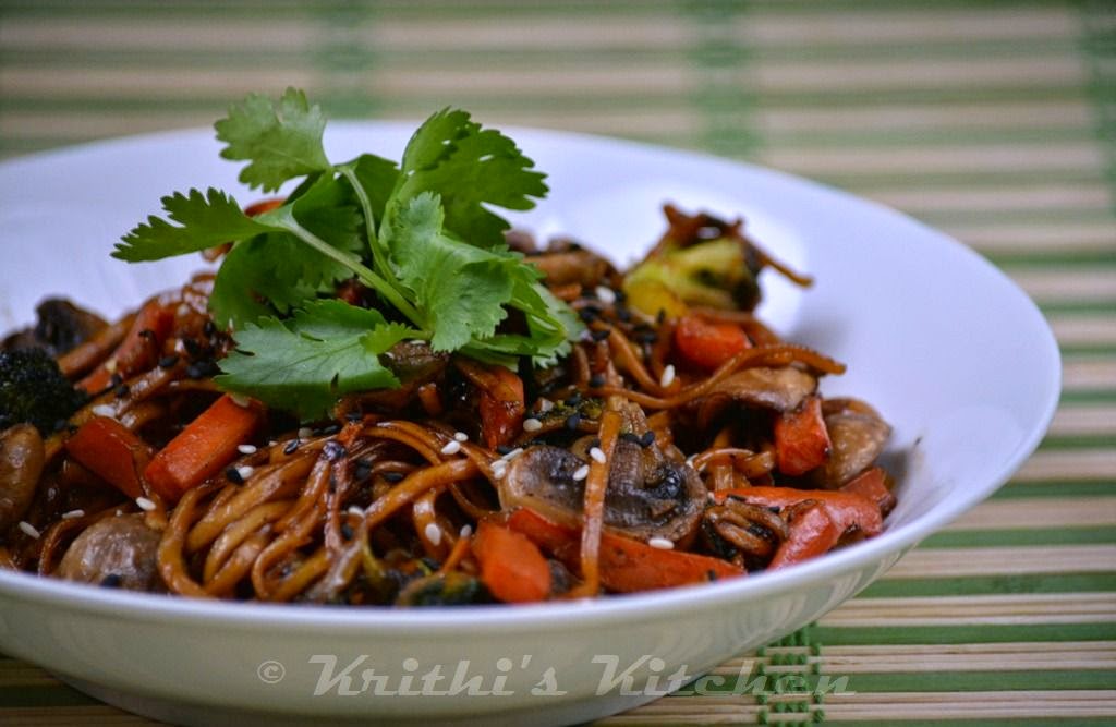 Krithi's Kitchen Japanese Udon Noodles