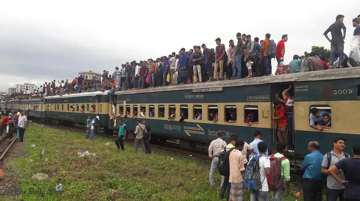ماهو سبب ازدحام القطارات في بنجلاديش