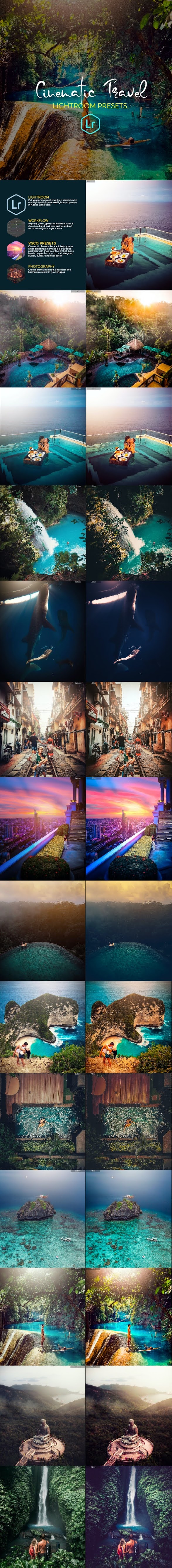 GraphicRiver - 30 Cinematic Travel Lightroom Presets 24521243 2 cinematic lightroom presets