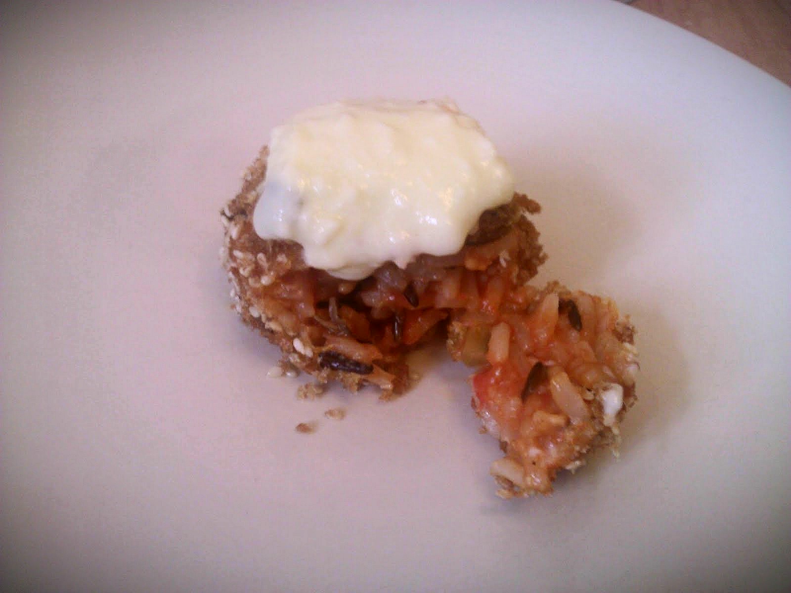 Everything Goes With Toast Dirty rice balls