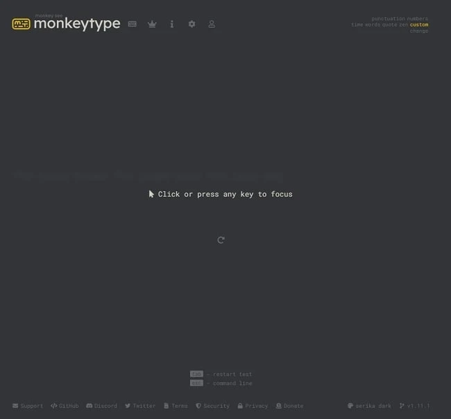 Monkey Type