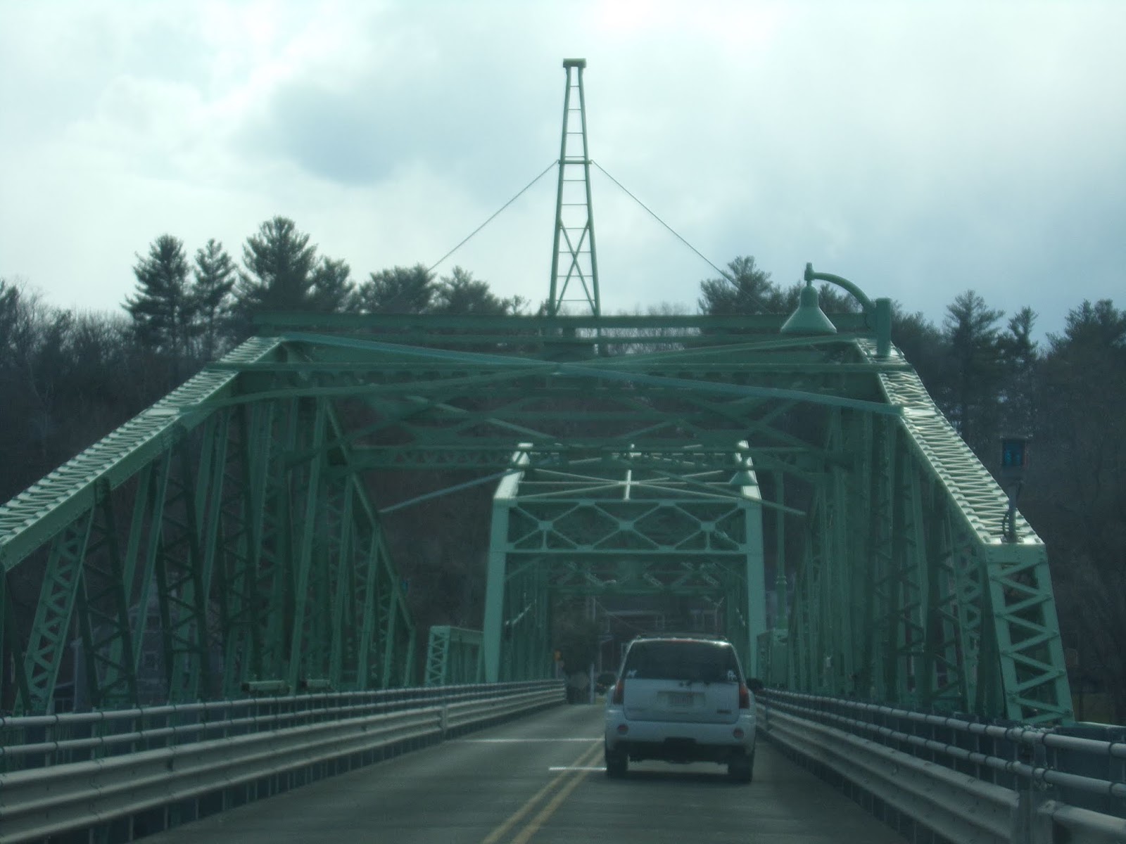 Rocks Village Bridge over the Merrimack River in West Newbury and