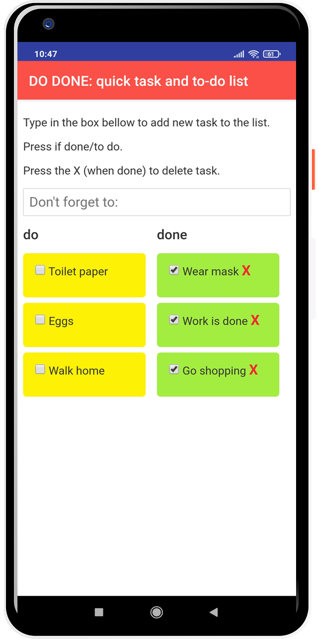 Get DO DONE a simple, quick task and todo list