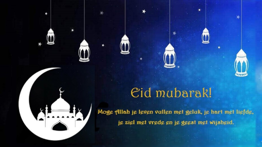 Onthaalklas Imelda Eid AlFitr Mubarak! Ik wens jullie van harte een fijn einde van de Ramadan Onthaalklas Imelda Eid AlFitr Mubarak! Ik wens jullie van harte een fijn einde van de Ramadan