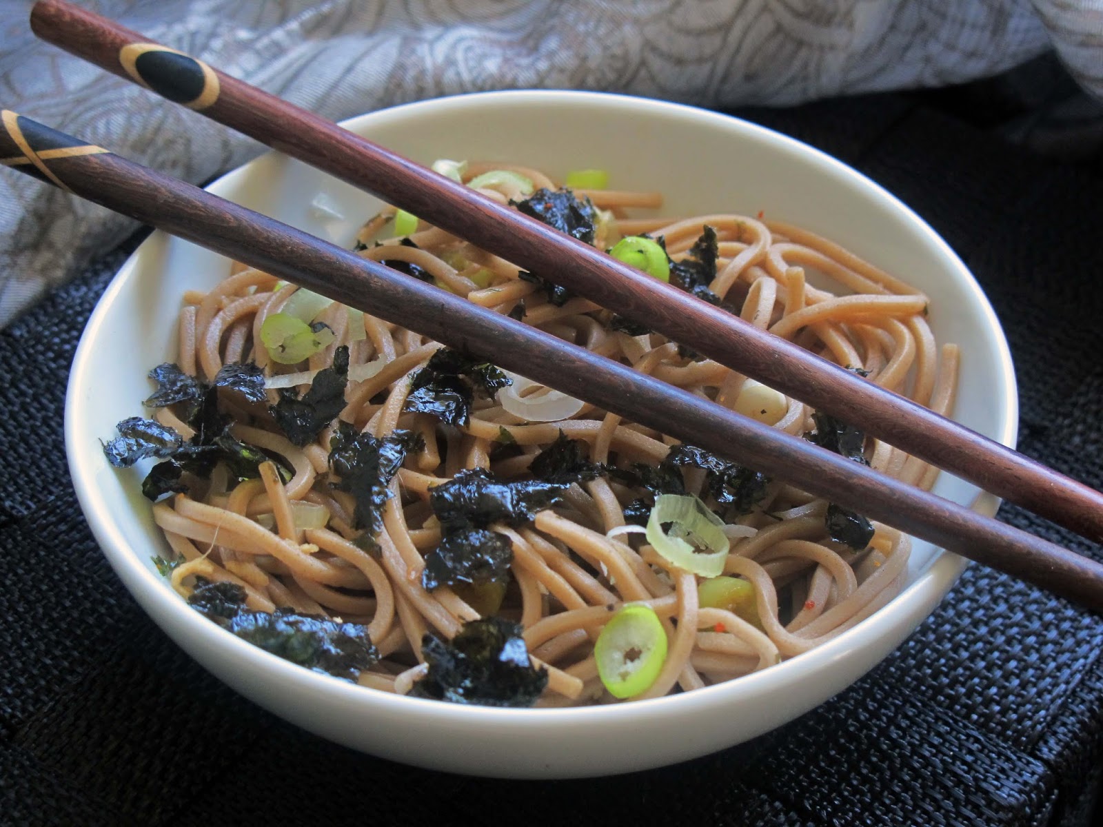 Shoot and Eat Summery Soba Noodles with Ponzu