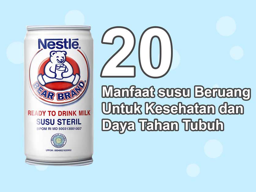 Khasiat susu beruang Manfaat Susu