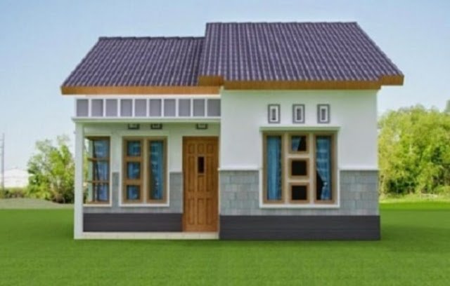 low budget single floor house design