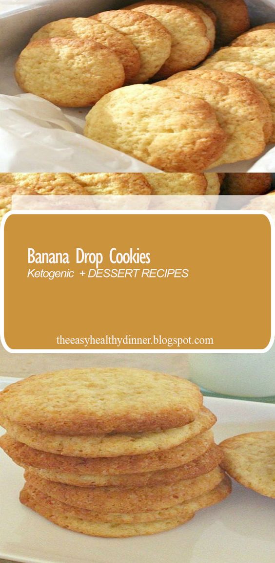 Banana Drop Cookies. Theses are a light fluffy cookie and great for using up those overripe bananas! Easy recipe too! | Lovefoodies.com