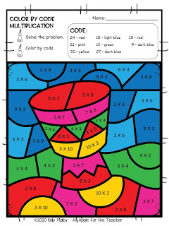 Kwanzaa color by number multiplication cup color