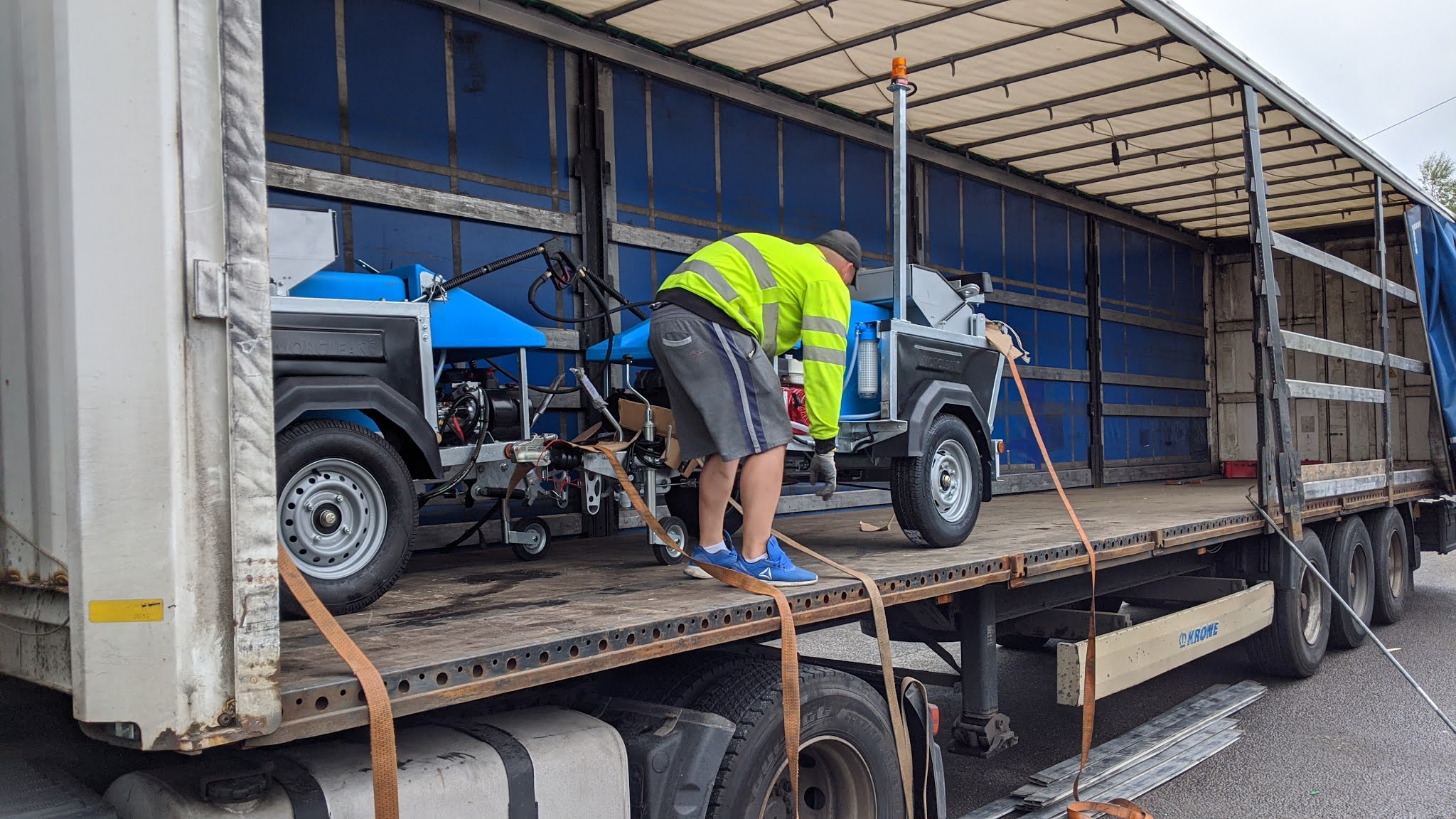 More Bin Wash Machines Overseas!