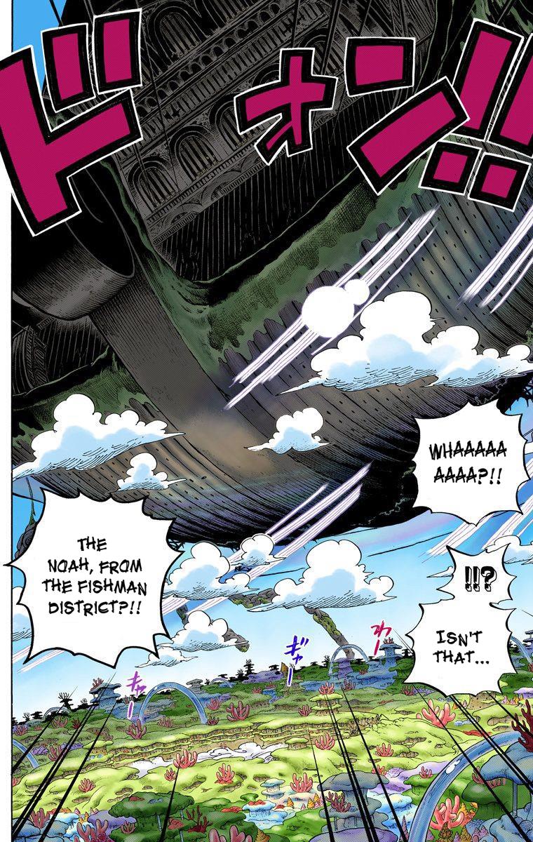 One Piece, Chapter 637  The Ancient Ark  One Piece Manga Online  Colored