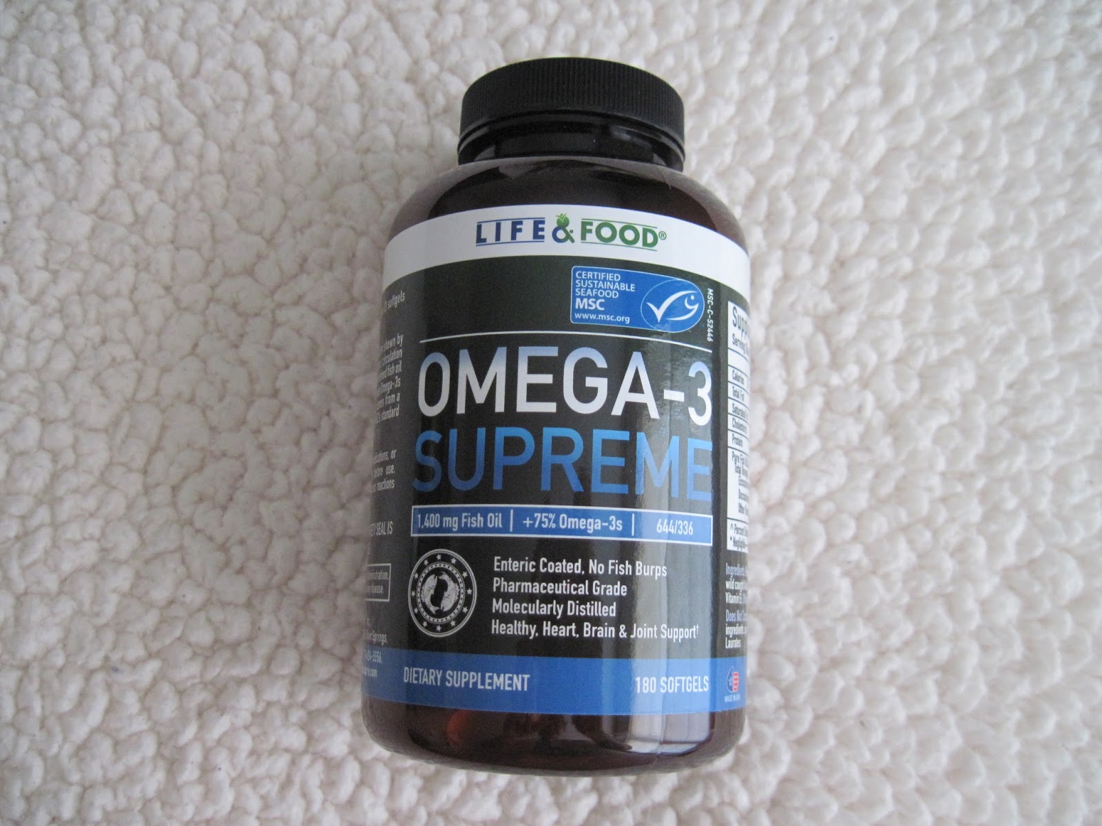 Skin Stuff by Katy Review Life & Food Omega3 Supreme Fish Oil