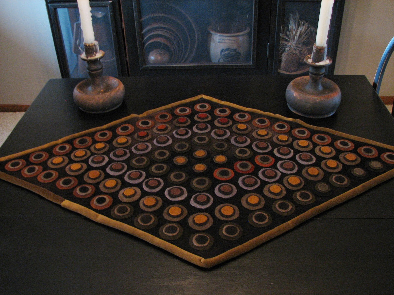 Civil War tokens from Jan Goos | Penny rugs, Penny rug