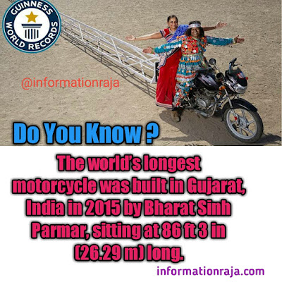 Amazing facts about motorecycle
