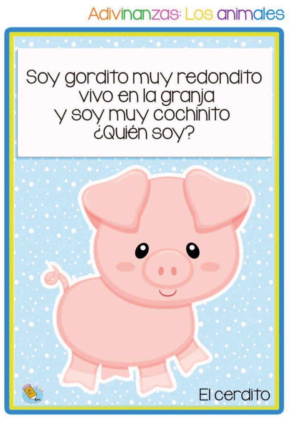 Adivinanzas de animales para niños Materiales Educativos para Maestras Adivinanzas de animales para niños Materiales Educativos para Maestras