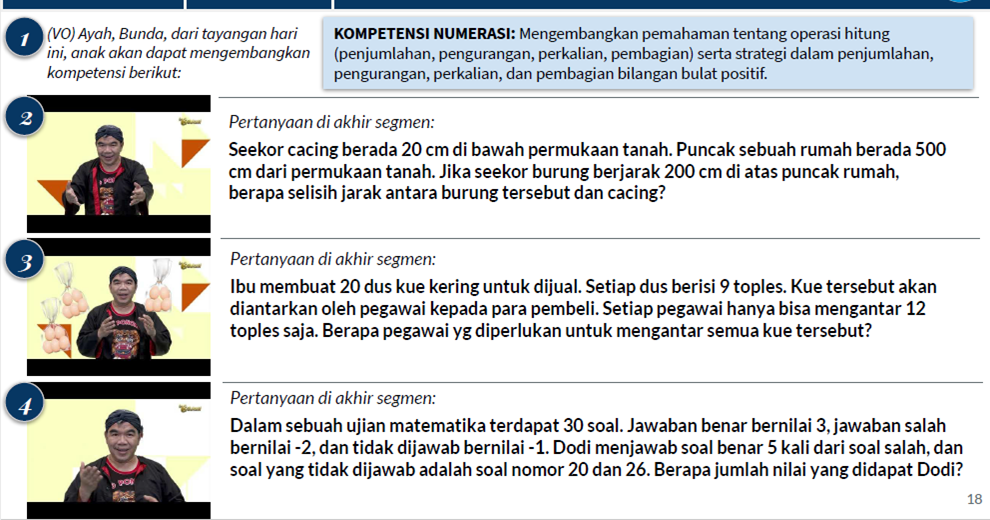 Dalam sebuah ujian matematika terdapat 30 soal. Jawaban