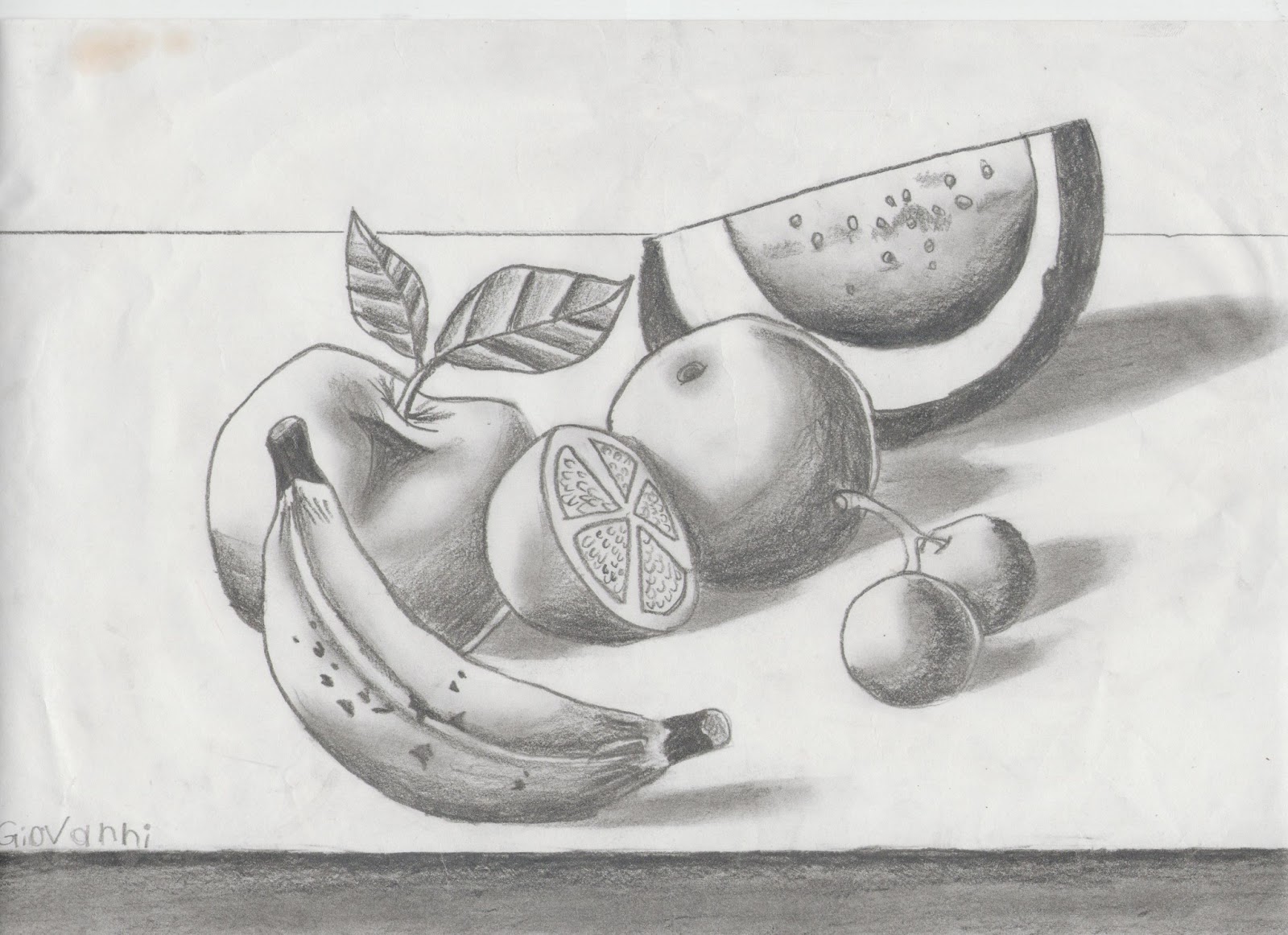 Dibujos Con Sombra De Frutas Imagui