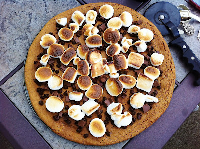 S'mores Pizza with Graham Cracker Cookie Crust