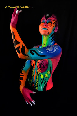 CUERPOS PINTADOS FLUOR