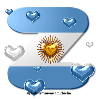 M. Michielin Alphabets: ARGENTINA FLAG ALPHABET AND ICONS PNG, BANDERA ...