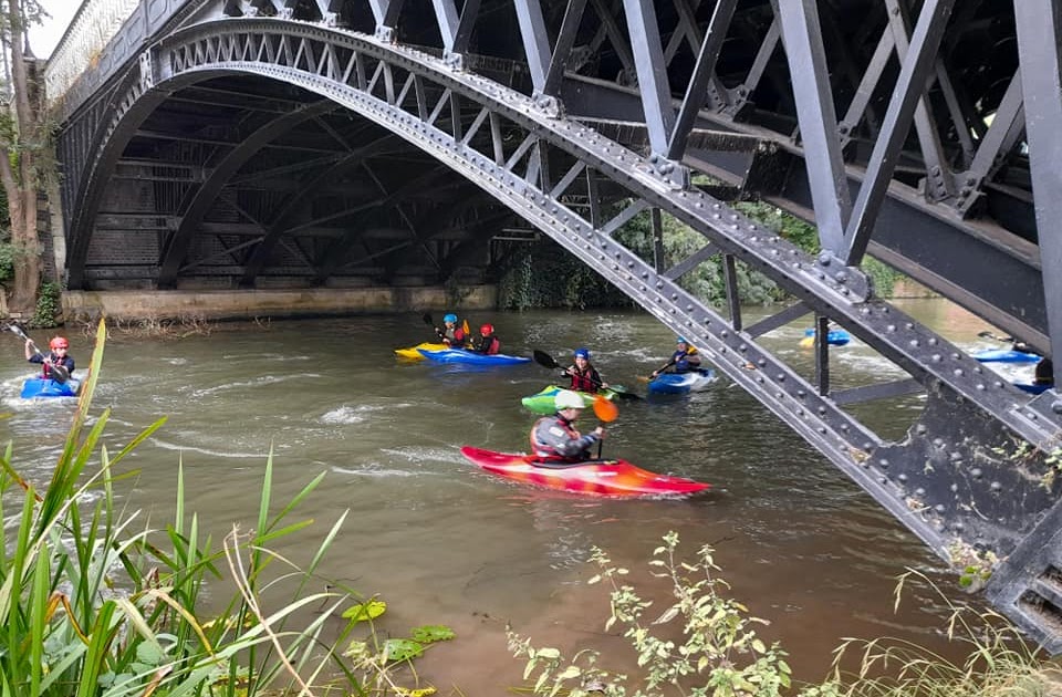 Kayaking on River Leam 16 Aug 21