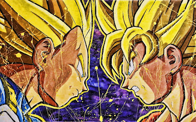 صور غوكو 2021 خلفيات غوكو وفيجيتا  4k-vegeta-vs-goku-artwork-battle-dragon-ball