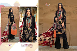 Shree Fab Sana safinaz Mahay collection 4 pakistani suits