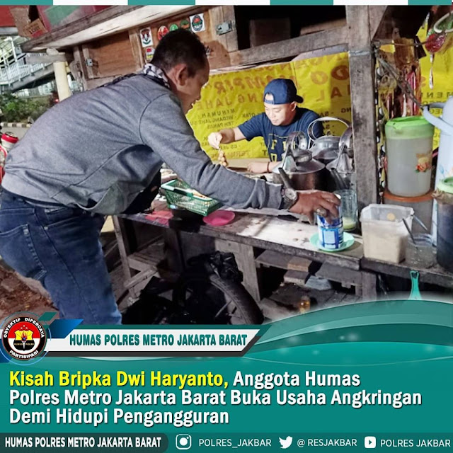 Cari Uang Tambahan, 5 Polisi Ini Gigih Jualan Cilok Hingga Martabak Demi Hidupi Keluarganya