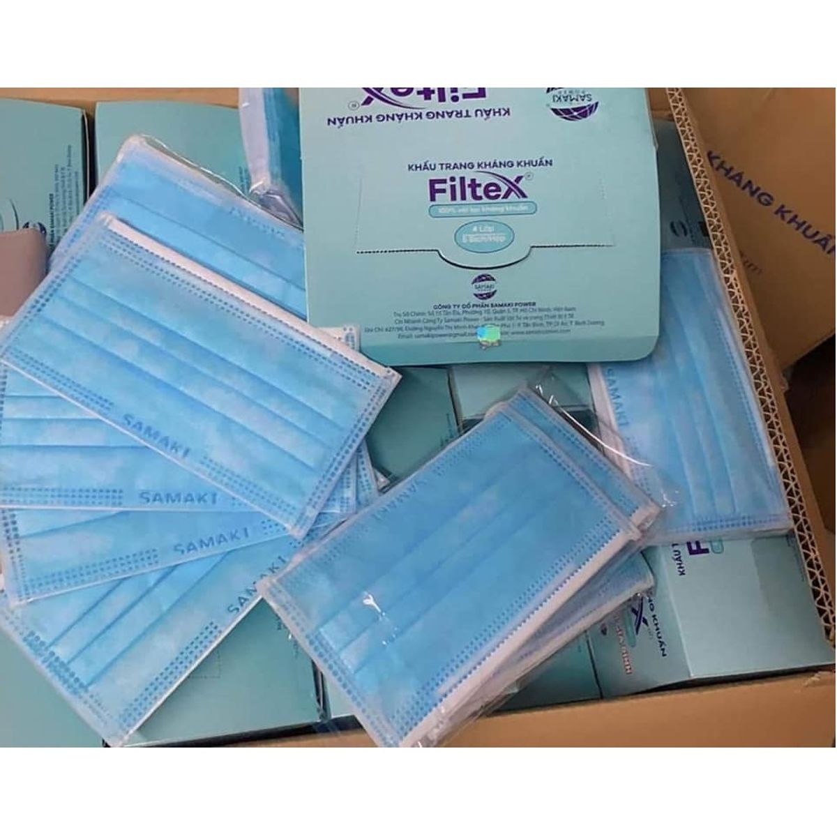 KHẨU TRANG FILTEX CAO CẤP (4 LỚP, HỘP 50 CÁI) - 50 HỘP/THÙNG