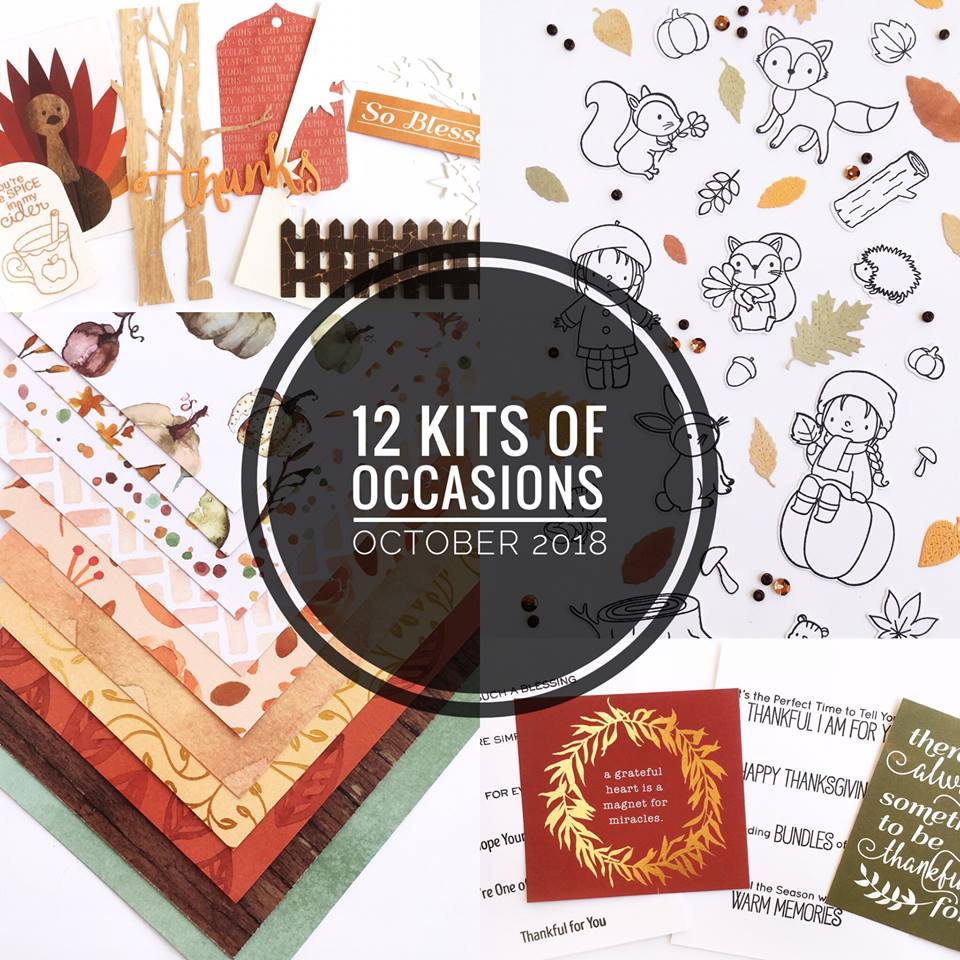 artful notions 12 Kits of Occasions October Happy Fall Y'All!