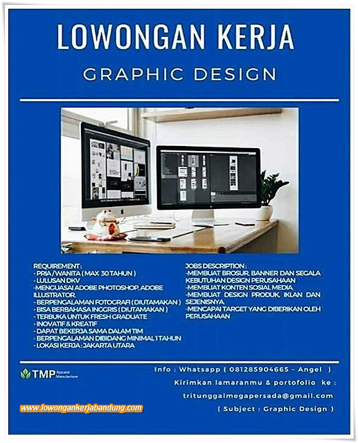 Lowongan Kerja Bandung Graphic Design TMP