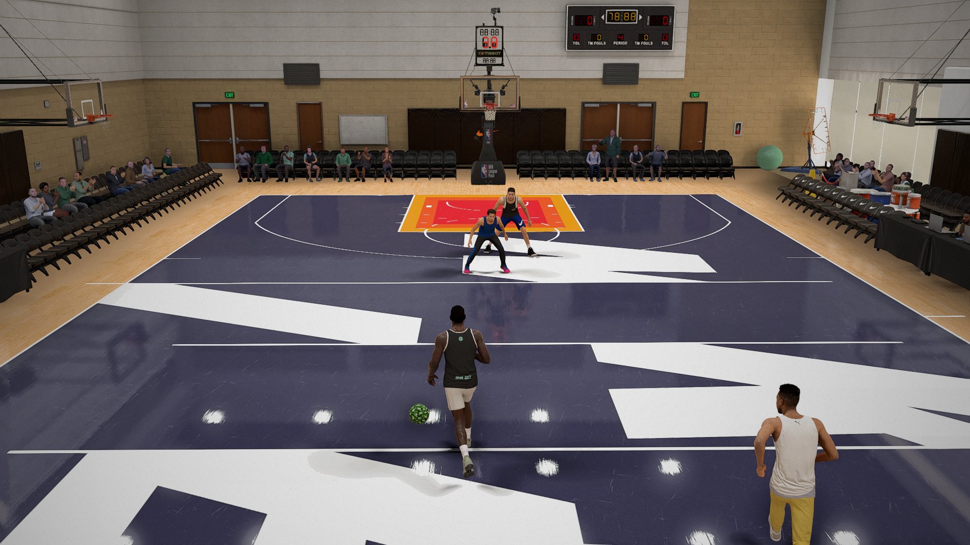 NBA 2K22 Nike Practice Gym (Floor and Arena) by GamerSimpson