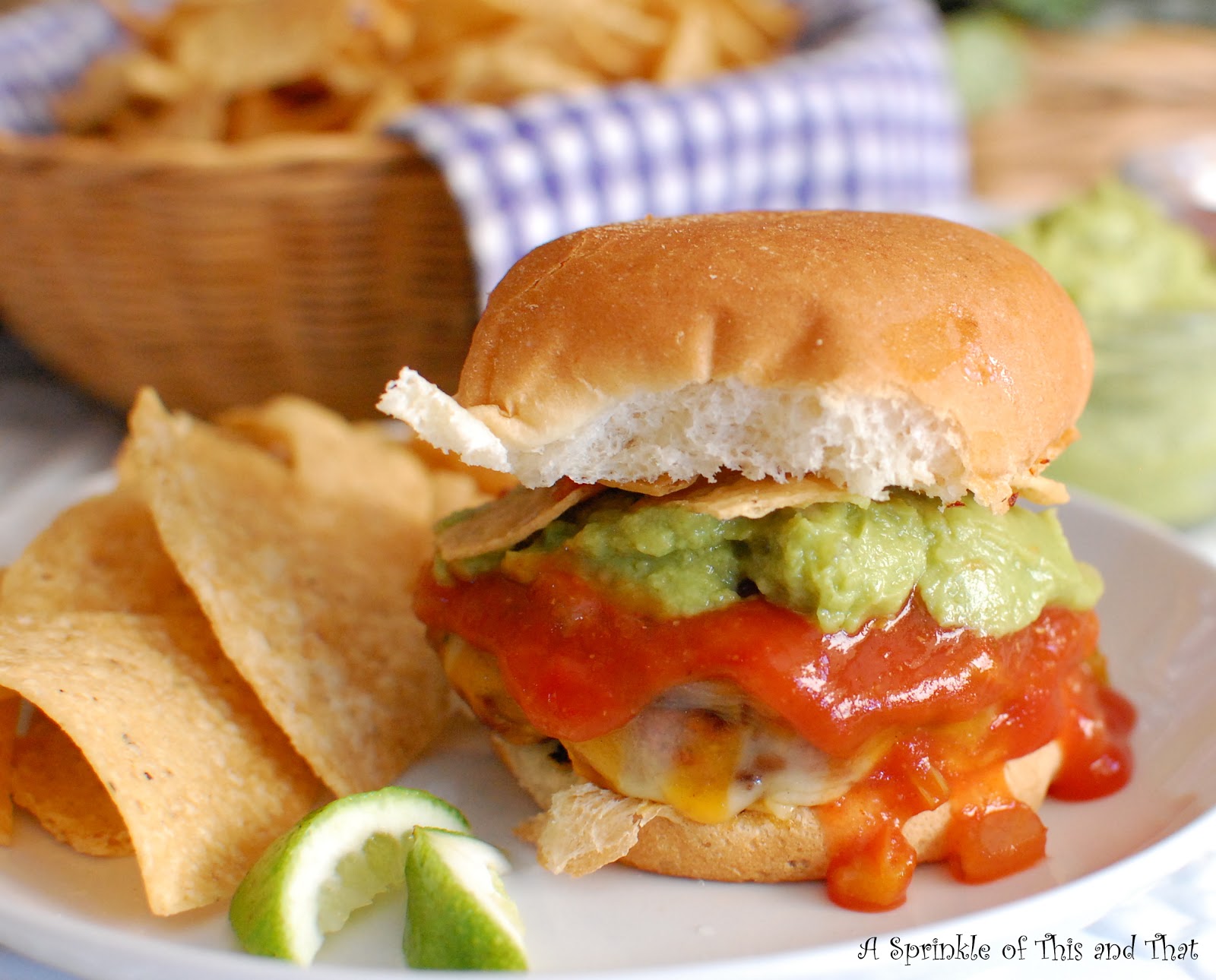 A Sprinkle of This and That Nacho Burger Sliders