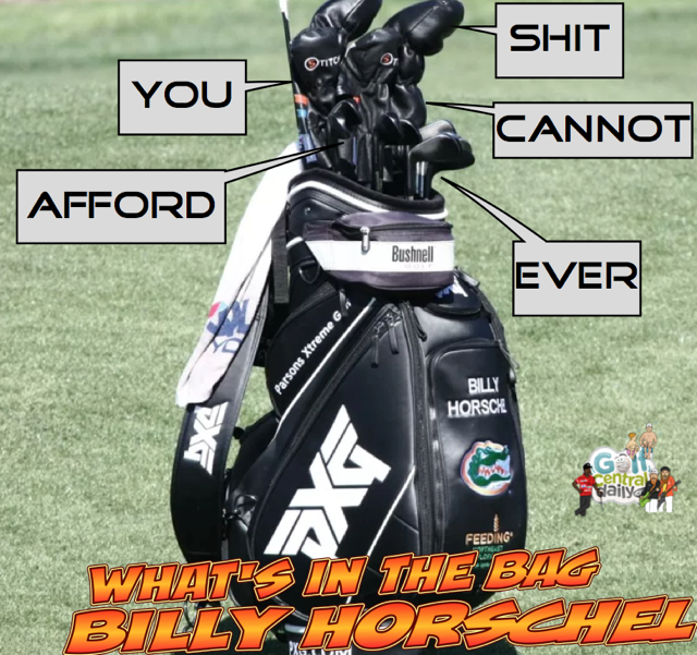 What's In The Bag Billy Horschel 2017 - GolfCentralDaily- Golf Parody Fun Gossip Jokes Betting Tips