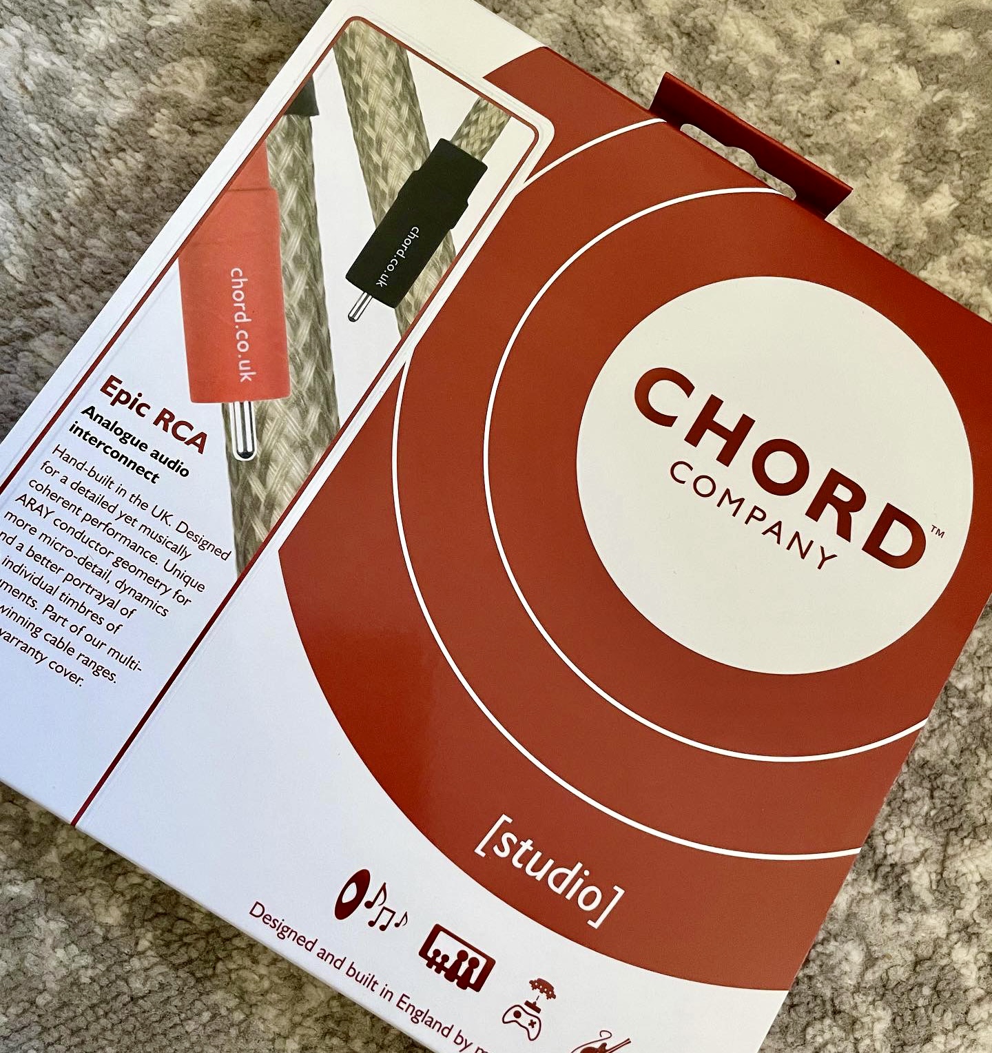 Chord Cables Epic RCA 1M Interconnects Review The Speaker Shack
