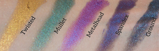 palette - urbandecay - heavymetal - swatches
