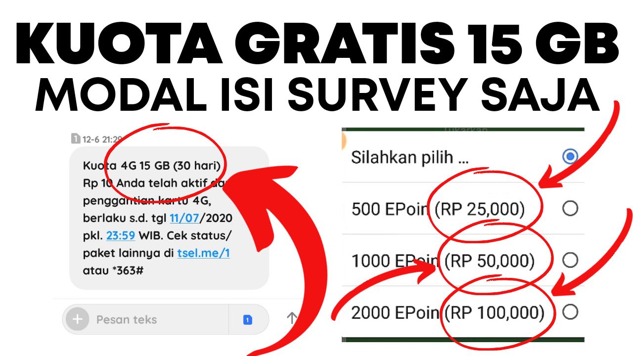 Cara Mendapatkan Kuota Gratis Terbaru 2020 Tanpa Aplikasi Terbukti Membayar Klikdisini Id