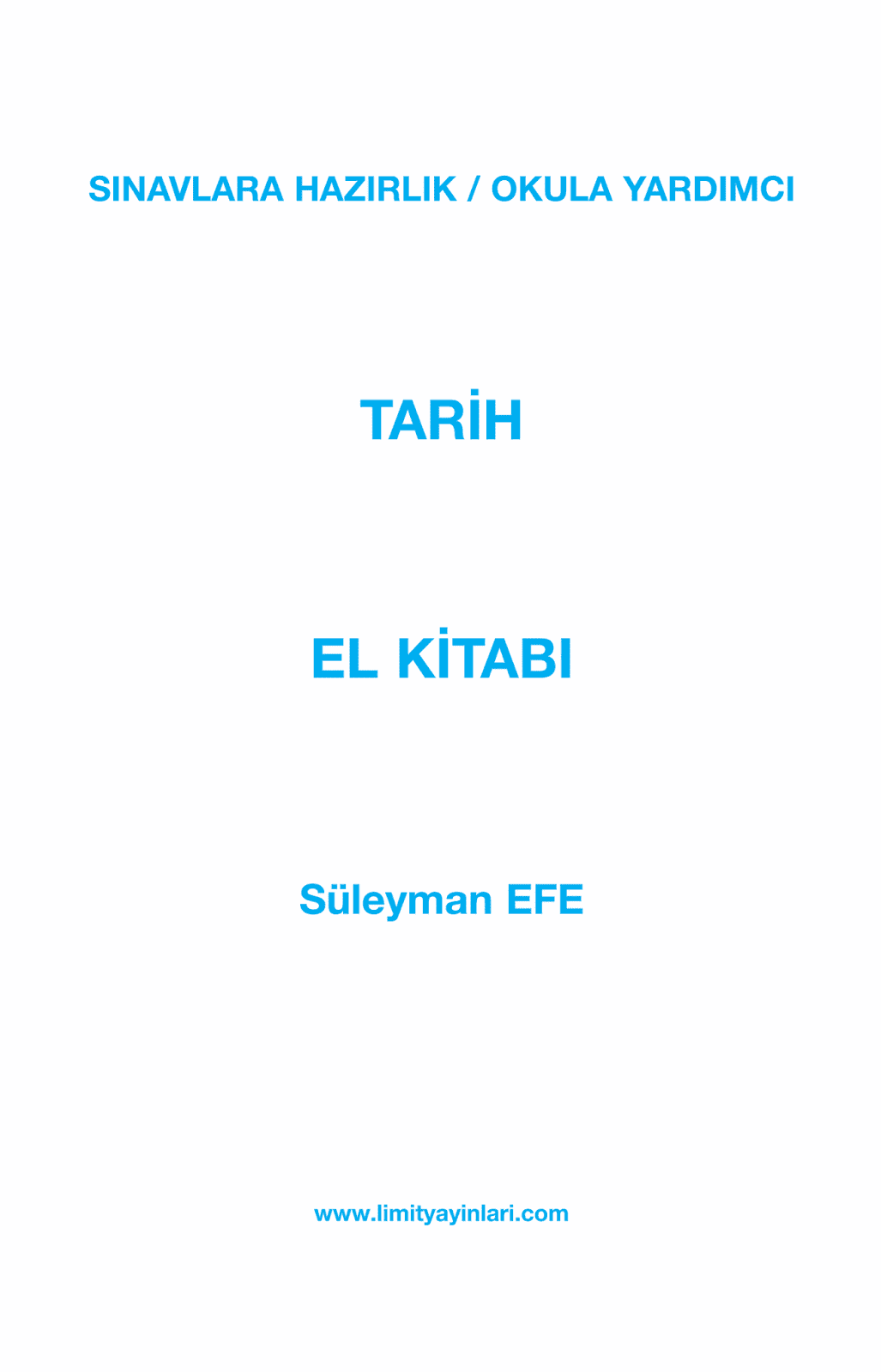 Limit Yayınları TYT Tarih El Kitabı PDF indir
