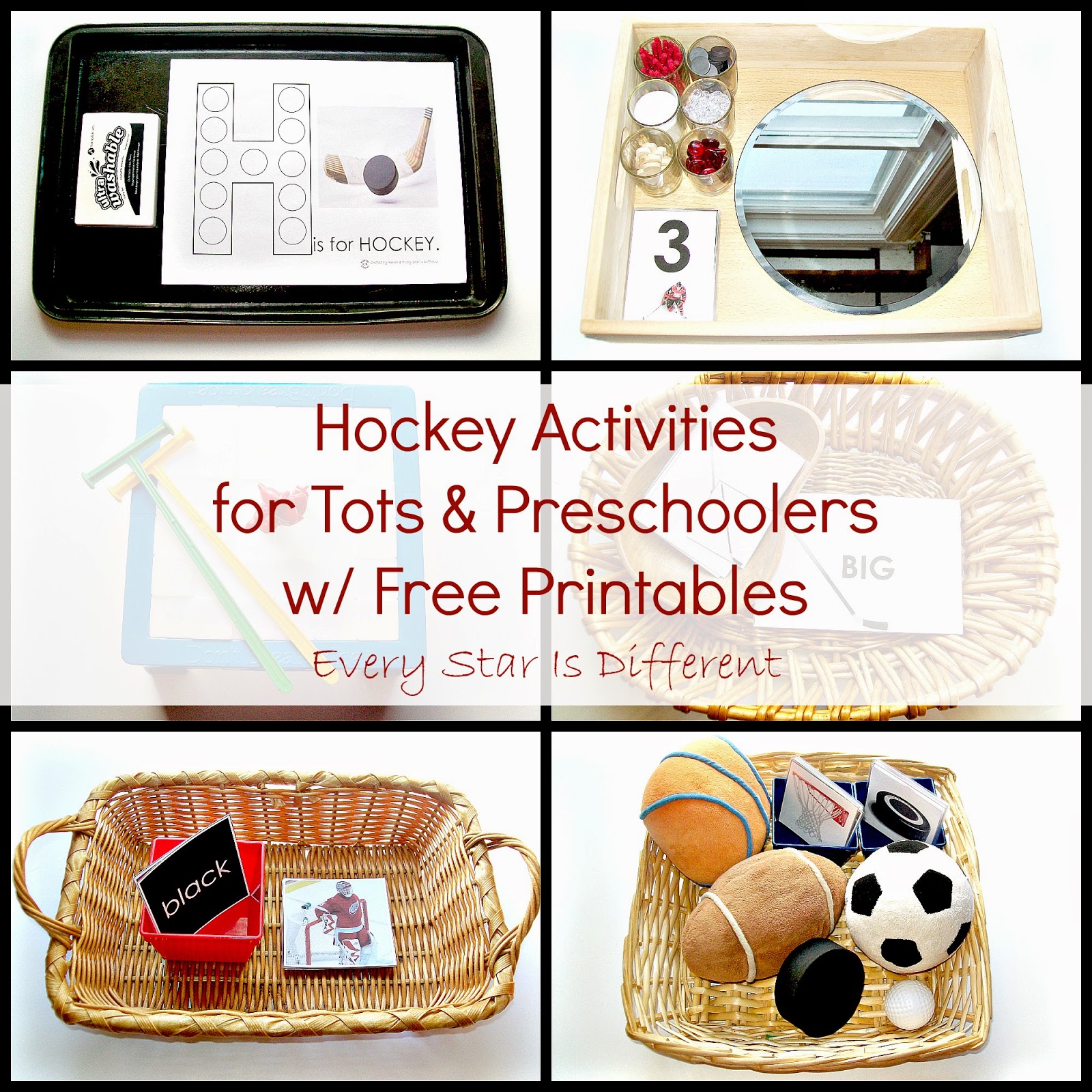 Hockey Activities for Tots and Preschoolers Hockey Activities for Tots and Preschoolers