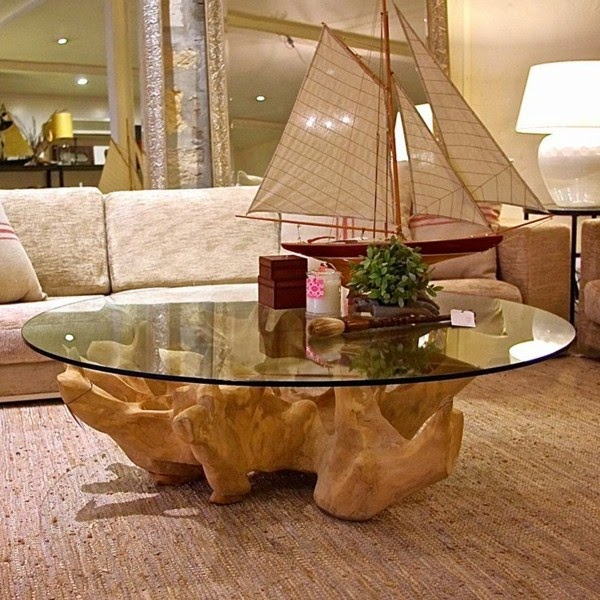 Tree trunk table – super original designs!