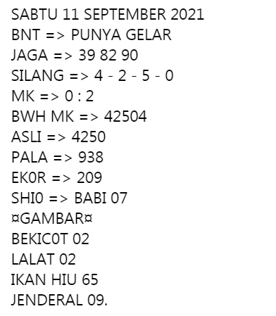 syair singapore sabtu