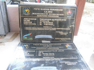 Prasasti Marmer Hitam Temanggung
