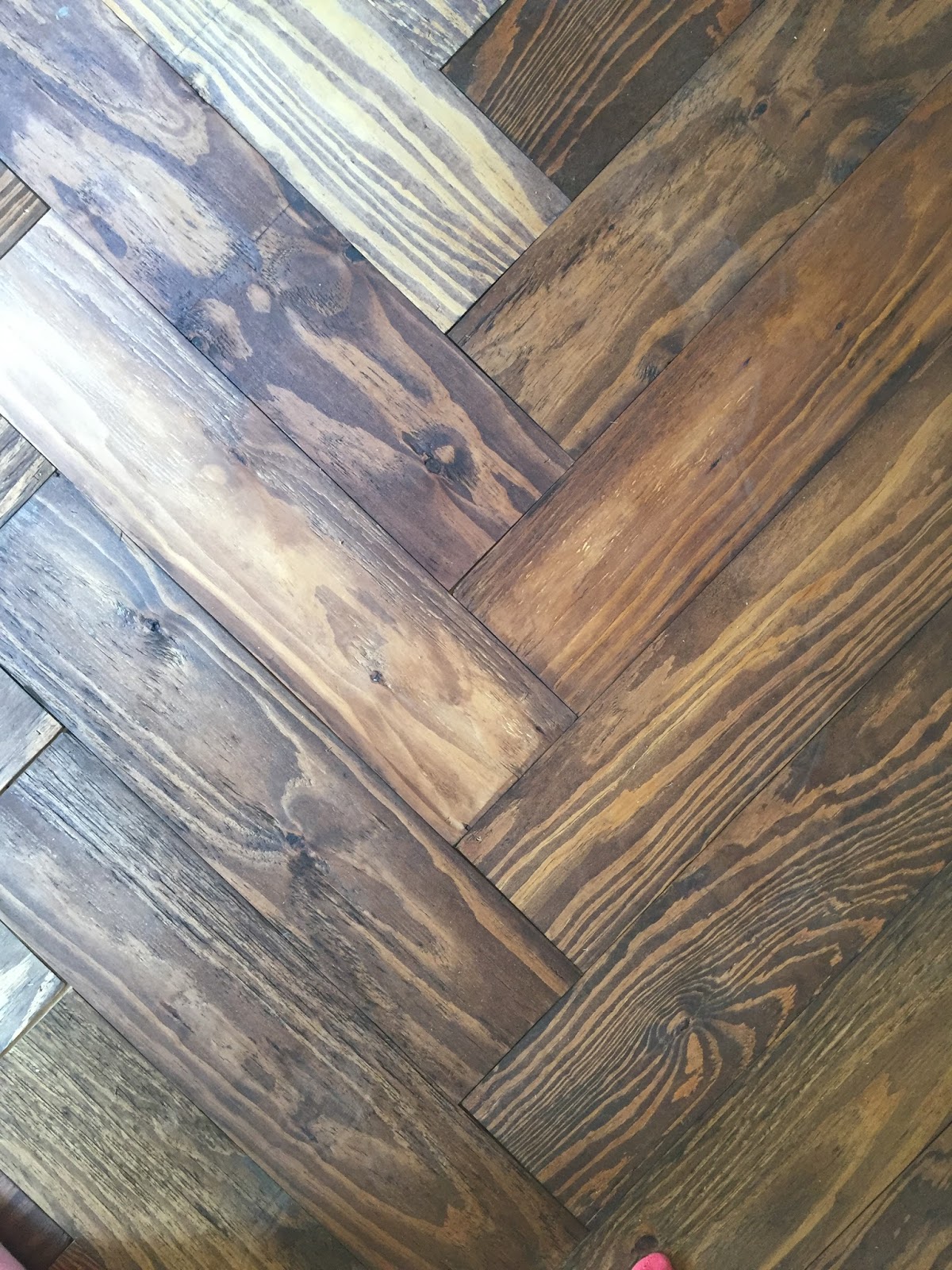yo viv Herringbone Plywood Floor