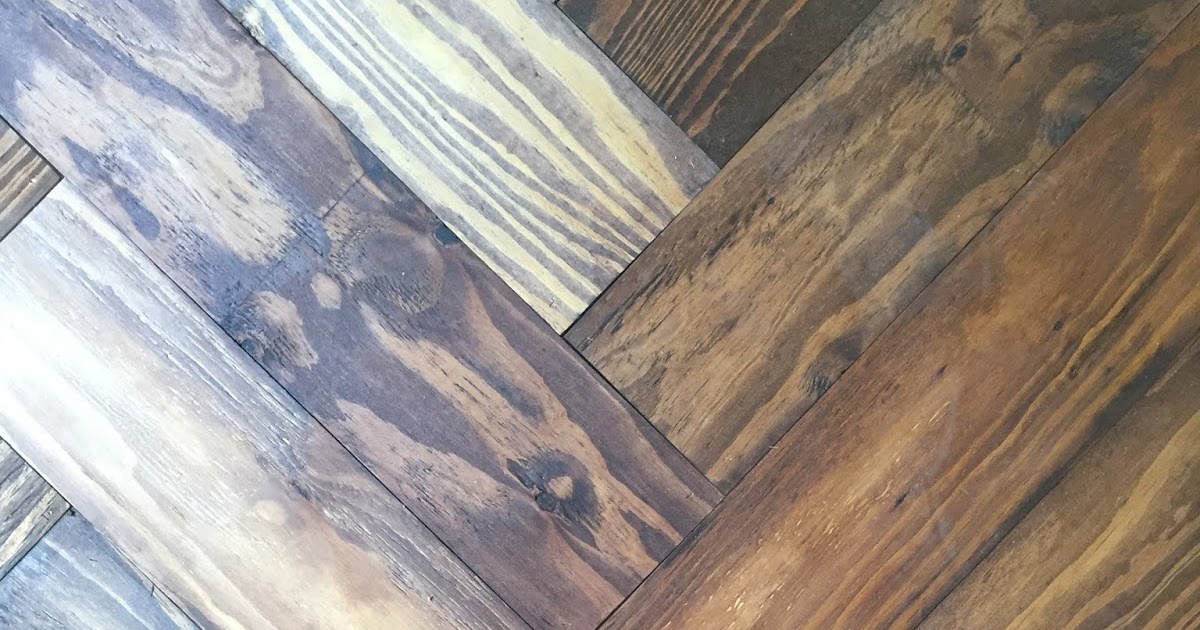 yo viv Herringbone Plywood Floor